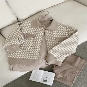 [하프클럽/]노어모 버튼 가디건 재킷 가을 카라넥 여성 아우터