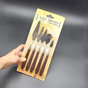 미술용 유화 나이프 5p 세트/팔레트/그림/페인팅/칼/물감/미술/페인트/화방/용품/긁기/학생/학원/다용도
