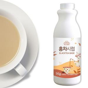 카페음료 쉘몬 밀크티베이스 얼그레이 홍차시럽 1kg