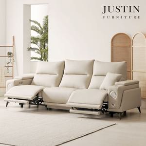 뉴시네마 가죽 멀티 전동 리클라이너 4인 소파