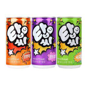 [기타]탑씨 190ml) 오렌지 30 + 포도 30 + 사과 30 / 캔음료 탄산음료 음료수
