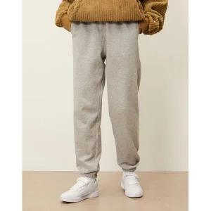 [하프클럽/]Champion 남녀공용 한국별주 C로고 French Terry 밴딩조거팬츠 그레이