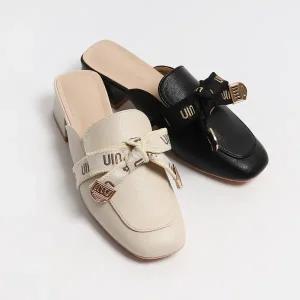 [롯데백화점]원더슈즈 미우리리본 컴포트 쿠션 데일리 블로퍼 4CM GS-R-A810