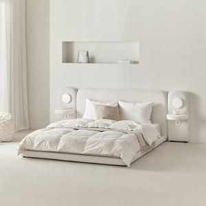 퍼니코 빈 슬림형 아쿠아텍스 패브릭/부클레 호텔 침대 Q/K 공용