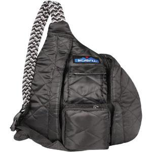 KAVU 미니 로프 퍼프 다이아몬드 퀼팅 슬링 팩