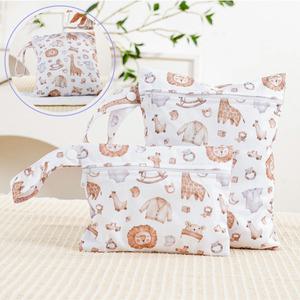 어린이집파우치 방수 여벌옷 수건 여행 유치원 준비물 약파우치 3종 세트