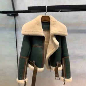 겨울 여성 무스탕 두꺼운 점퍼 크롭 하프 뽀글이 자켓 양털 숏 털 재킷 따뜻한