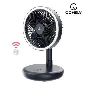 [코멜리] BLDC 리모컨 접이식 무선 폴딩팬 6형 CYF-DC010F 네이비