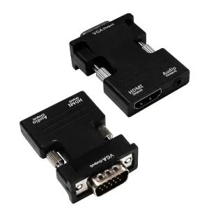 케이 베스트 hdmi to vga 컨버터 연장 변환 젠더/HDMI컨버터/VGA/HDMIVGA/HDMITO/HDMIRGB/HDMI변환기/영상