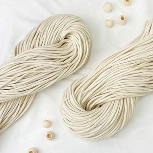 생지 우동끈 모달 스트링실 민자로프 마크라메실 뜨개실 코마얀 파이핑 내추럴 소품실 순면로프