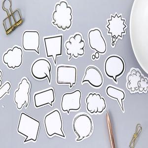 커스텀 말풍선스티커 다꾸 다이어리꾸미기 필기 메모