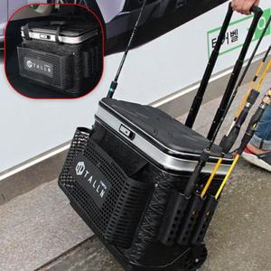 바퀴형 낚시아이스박스 쿨러 캐리어 태클박스 55 32 46cm