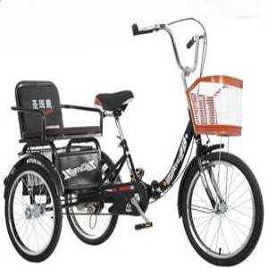 성인삼륜자전거 세발 바구니 등받이 노인용 효도선물