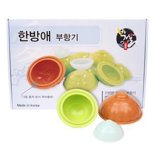 한방애 사우나　부항기12컵 실리콘부항