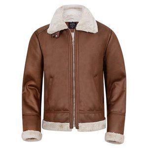 겨울 박스핏 하이넥 벨티드 집업 무스탕 점퍼