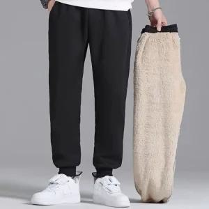 아이데이 겨울 남자 기모 밴딩 고무줄 운동복 조거 팬츠 남성 츄리닝 트레이닝 바지 방한 양털 작업복