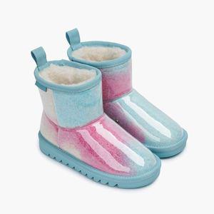 [베어파우](신세계 사우스시티)JADE 아동 겨울 방한 양털부츠 블루 K2917102QD-K 2.5CM