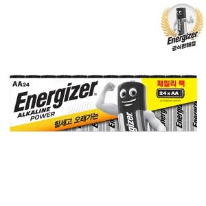 T.에너자이저 알카라인 건전지 AA 24알