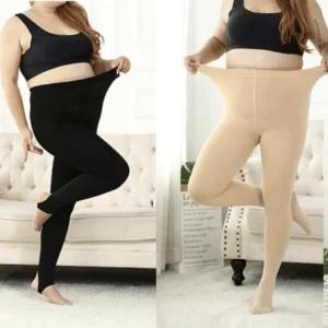 빅사이즈 허리36까지 기모레깅스 타이즈 방한 쫄바지 밍크 융털 스타킹 보온