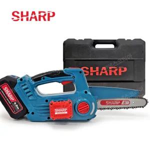 샤프 프리미엄 충전 체인톱 8인치 NSK185CS풀셋트 배터리2개 전용케이스 포함 무선충전톱 고성능 전기전동톱 가지치기 잡목처리