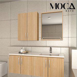 [모카바스]욕실 화장대 인테리어 선반 거울