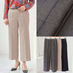 마미소 일자 통 정장 바지 국내생산 밴딩 고무줄 스판 엄마 할머니 빅사이즈 40 60 마담 중년 여성 옷