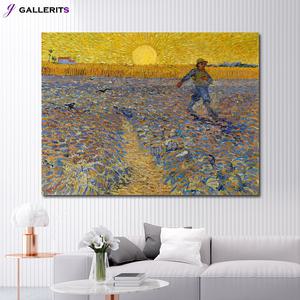 [갤러리츠] 빈센트 반 고흐 씨뿌리는 사람 농부 전시회 태양 그림 명화 거실 액자