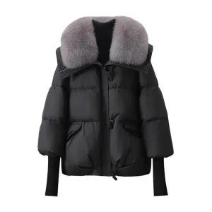 [미니멈][미니멈 에브리데이]더플 퍼카라 집업 패딩 점퍼 (EA4JJ023D)