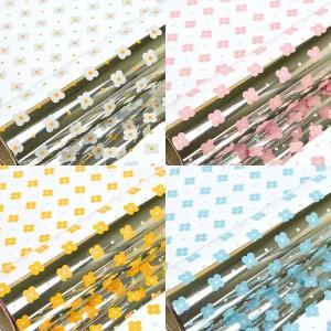 디자인랩 미니플라워 증착 롤포장지 530mmX17m 랜덤색상