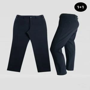 [네이비][1 1] 겨울 남성 100D 플리스본딩 기본 팬츠