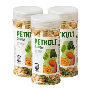 hy 한국야쿠르트 펫쿠르트 수제간식 야채믹스 35gX3개 / 반려동물 반려견 강아지 애견 간식