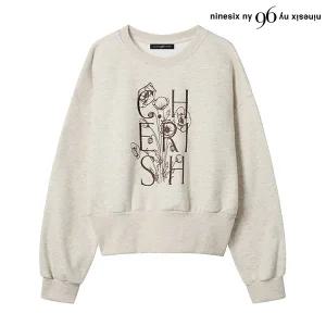 [롯데백화점]나인식스뉴욕 레터링 양기모 맨투맨 (NO4LW016L0)