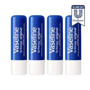 바세린 스틱 립밤 오리지널 4.8g 4개