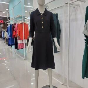 [꼼빠니아]단추 포인트 저지 원피스 CAEW9-WOP040-450_JK