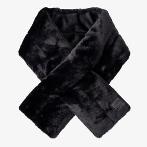 [백화점출고] 노스페이스 컴팩트 티볼 머플러 - 리얼 블랙 페이크 퍼 플리스 숏 쁘띠 목도리