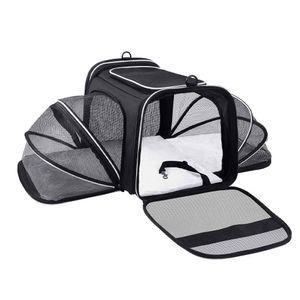 [유토피아]퍼피럽 강아지 이동 가방 기내용 애견 캐리어 확장형 강아지가방 강아지이동가방 애견캐리어확장