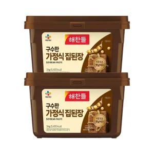 [CJ]해찬들 구수한집된장3kg x2개
