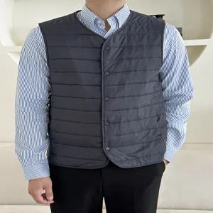 [파라고나]베이직 경량 V넥 패딩 조끼