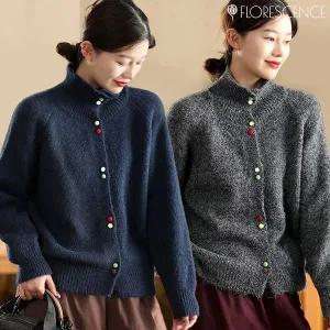 [하프클럽/](55~88)2종세트 엠마터틀넥단디건 겨울가디건 간절기가디건 겨울