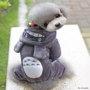 토토로 애견의류 올인원 강아지겨울옷