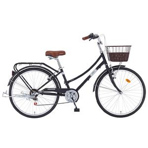 2025년형 스마트 26 클로이 7단 스틸 프레임 여성용 바구니 자전거 무료조립