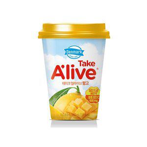 덴마크 테이크얼라이브 망고 컵음료 250ml x 10개