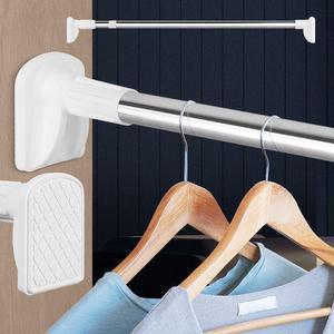 무타공걸이 암막 고정설치 못없는커튼 압축봉커튼 큰발압축봉 옷장봉 200