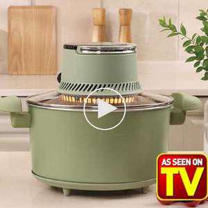 독일 몬타 에어광파 요리왕 전기 광파 오븐 에어프라이어 냄비 찜기 솥 후라이팬 찜솥 1세트