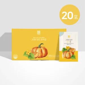 움움 호박즙 100% 국내산 그대로 담은 늙은호박즙 20포