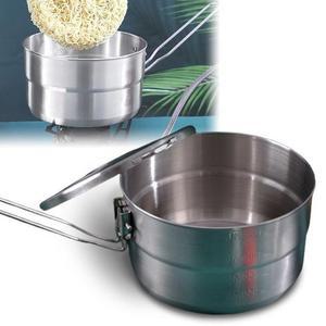 [HYD98706_51D4]스테인레스 캠핑냄비 야외 라면 캠핑코펠