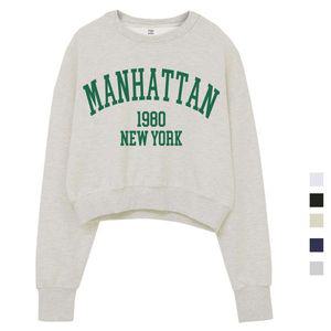 [폴앤폴]맨하탄 뉴욕 크롭 맨투맨 5컬러_P357690096