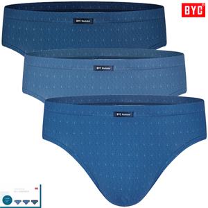 BYC소변구없는미디남순면삼각팬티3매입 MCF2201