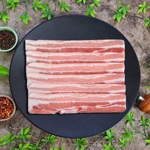 칠레산 돼지고기 오겹살 미박삼겹 5mm 대패삼겹 제육용 500g