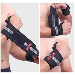 운동 보호 스트랩 리프팅 손목 붕대 역도 스포츠 헬스